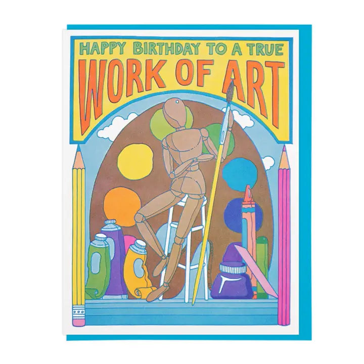 Artist's Birthday - Greeting Card
