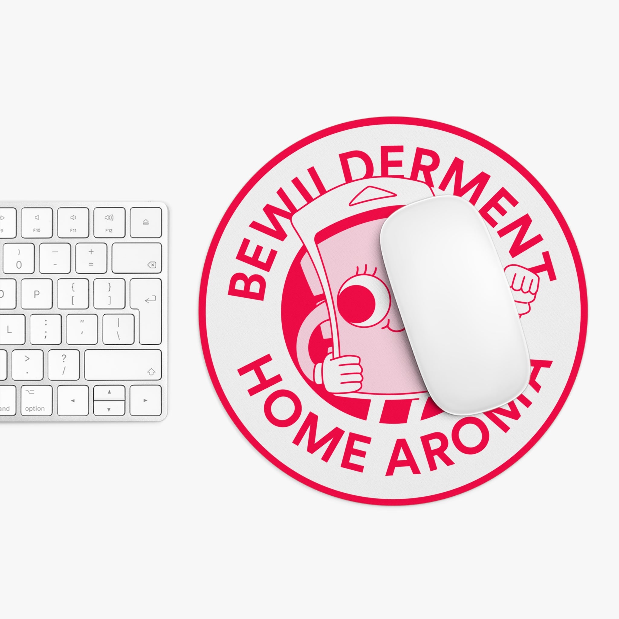 Bewilderment Home Aroma Mouse Pad | Cute Desk Accessory, Gamer Gift, Office Decor, Quirky Mouse Pad, Fun Work Station