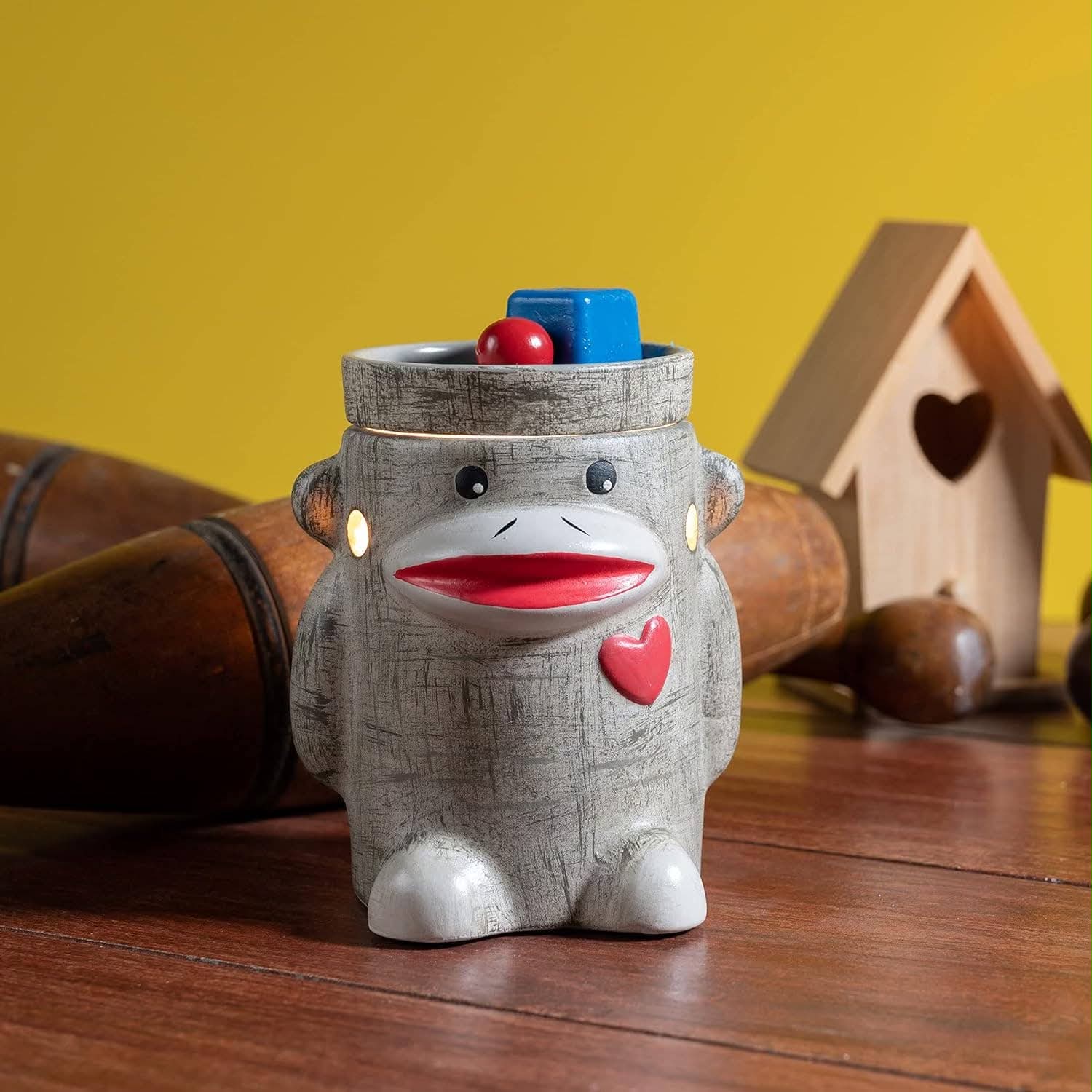 Sock Monkey Electric Wax Warmer with Bulb
