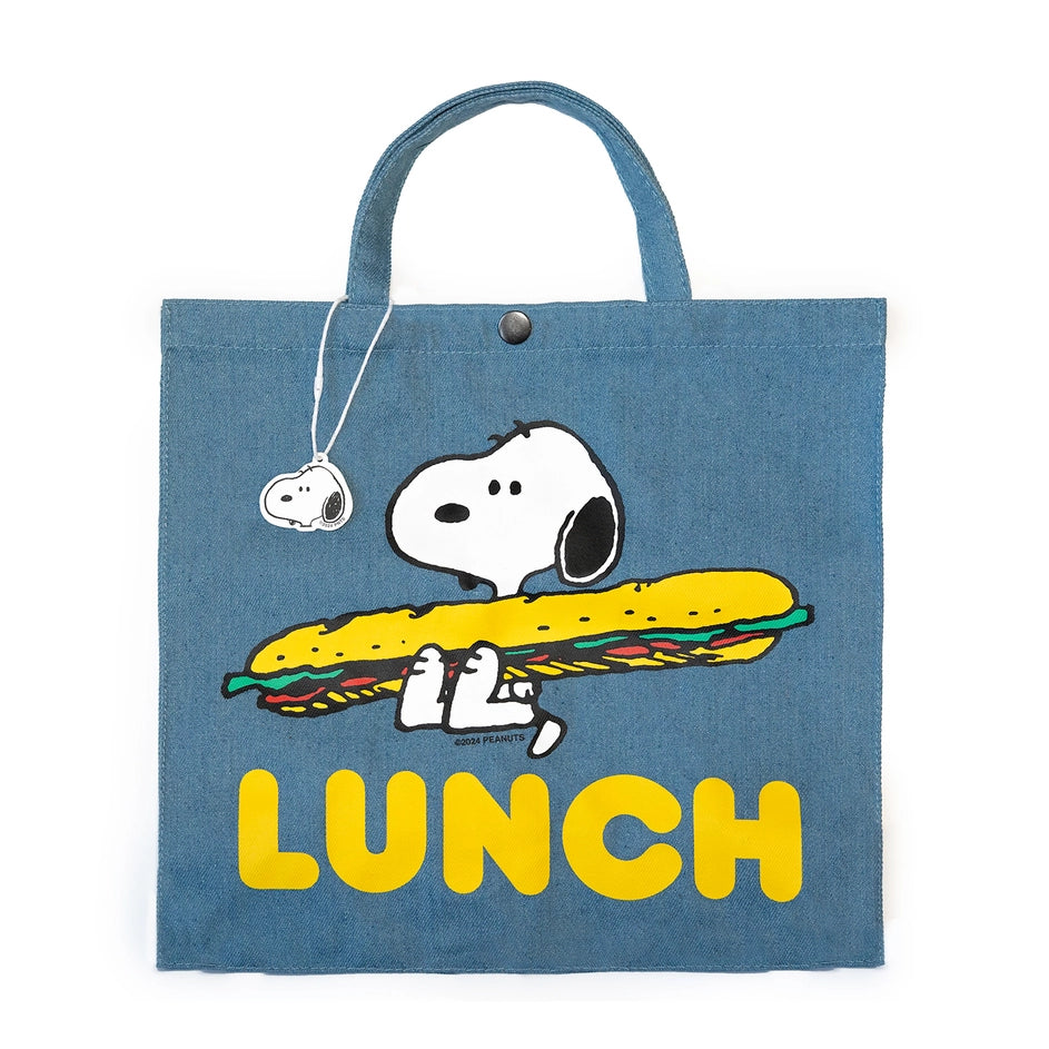 Snoopy Lunch Vintage-Style Market Tote