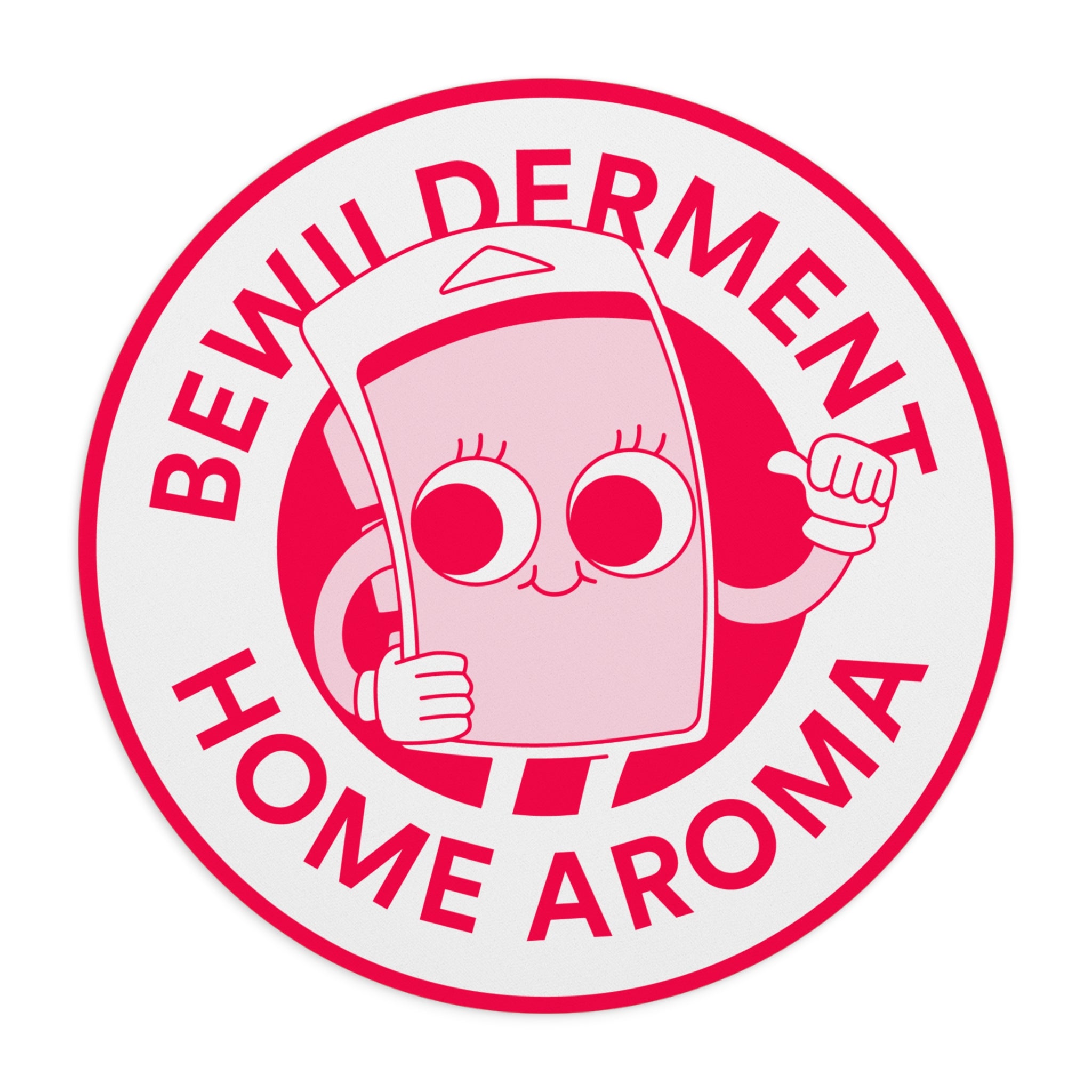 Bewilderment Home Aroma Mouse Pad | Cute Desk Accessory, Gamer Gift, Office Decor, Quirky Mouse Pad, Fun Work Station