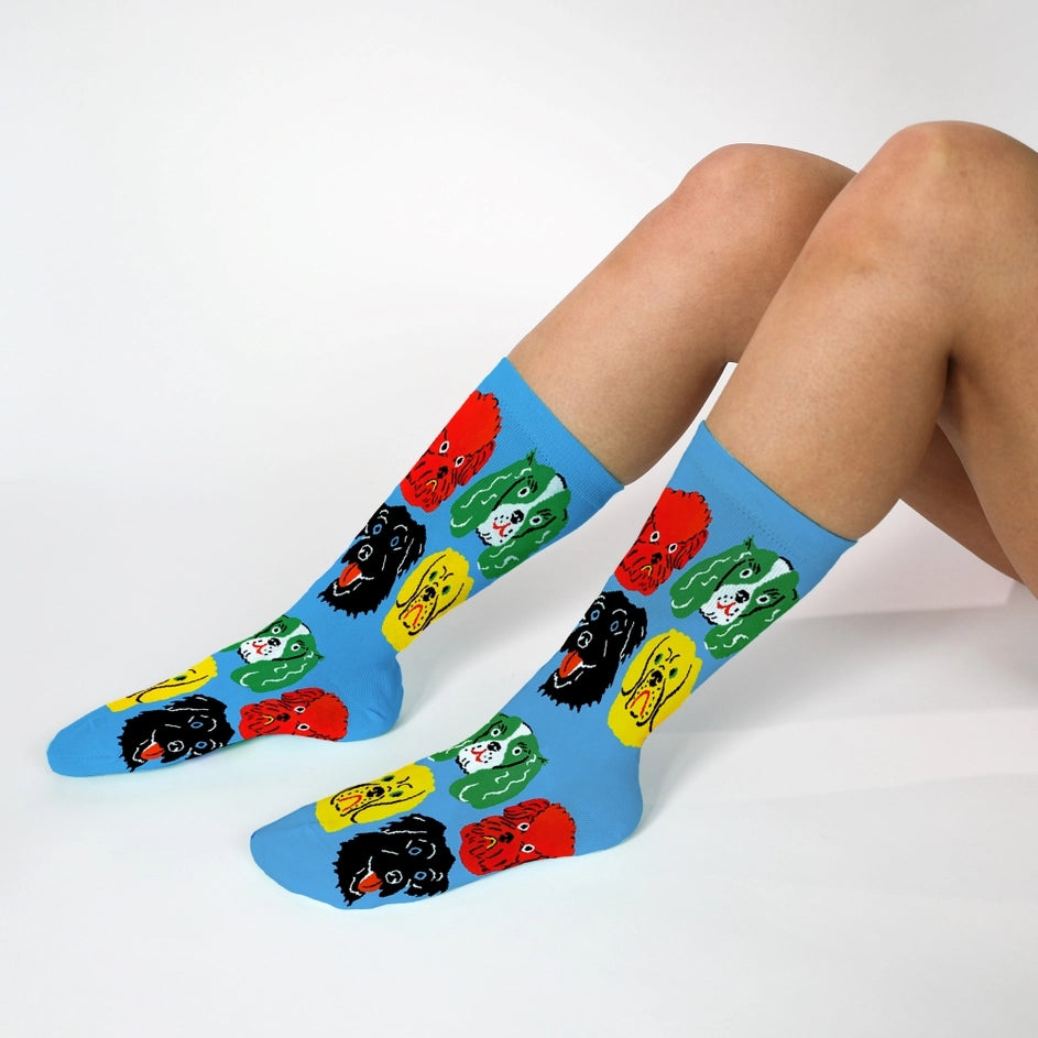 Kristina Micotti Dogs - Crew Socks