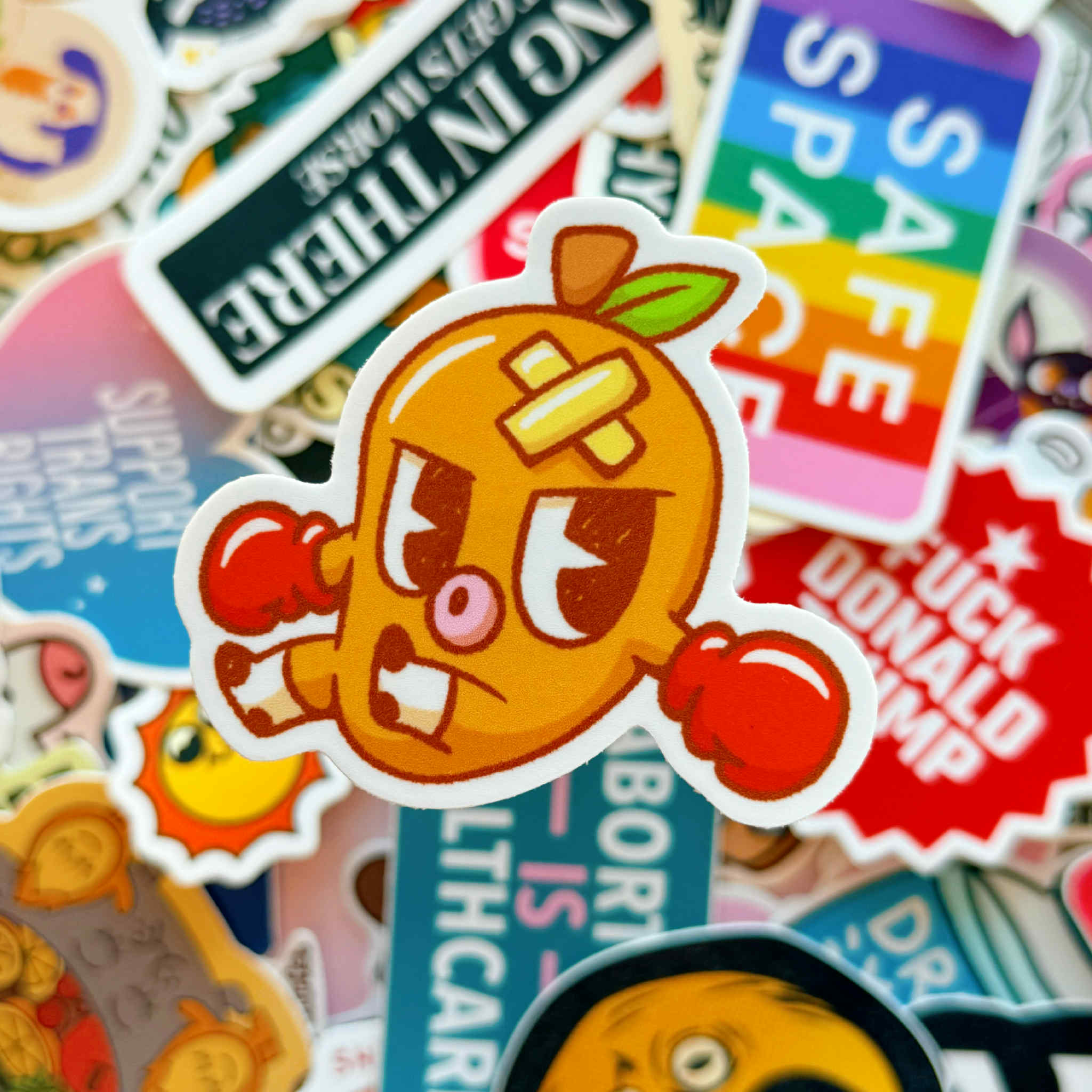 K.O Mango Vinyl Sticker