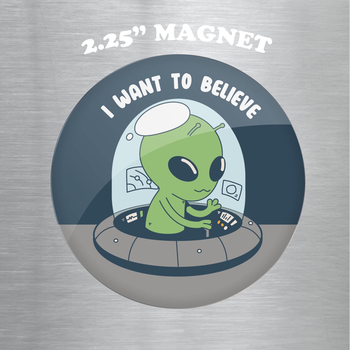I Want to Believe Alien 2.25" Magnet