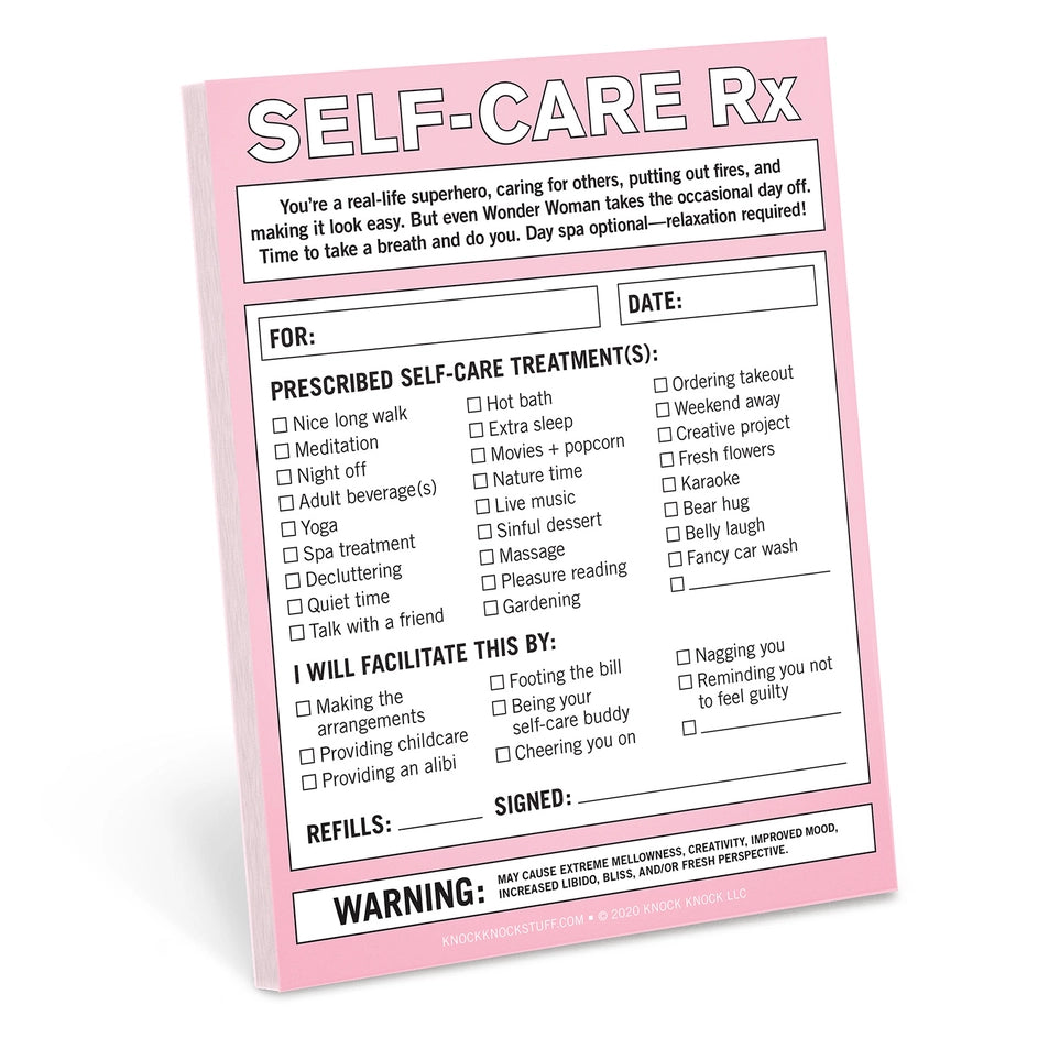 Self-Care Rx - Notepad
