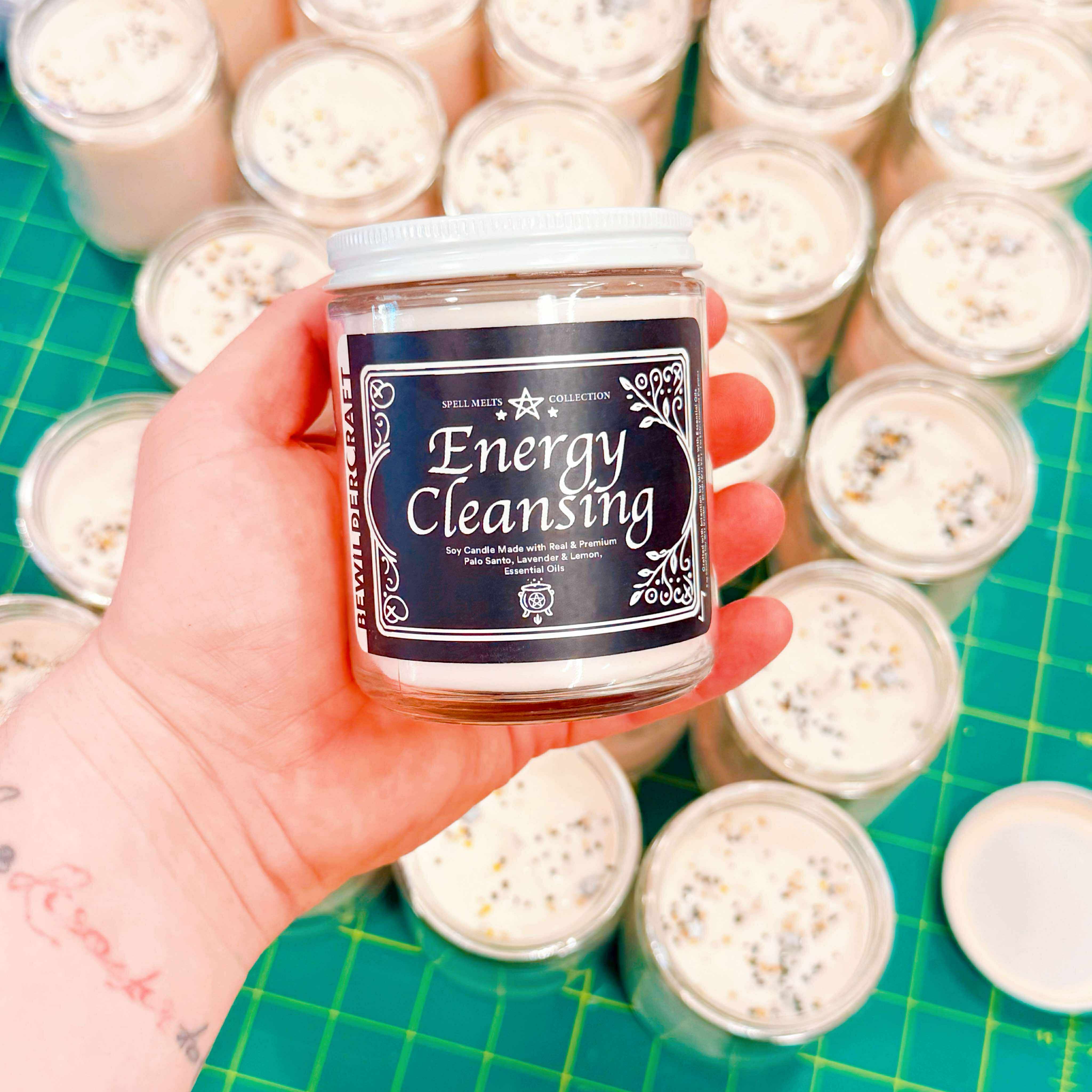 Energy Cleansing - 8 oz Glass Candle