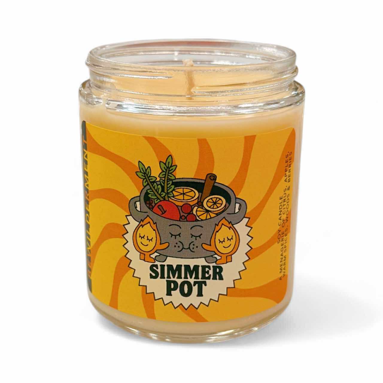 Simmer Pot - 8 oz Glass Candle