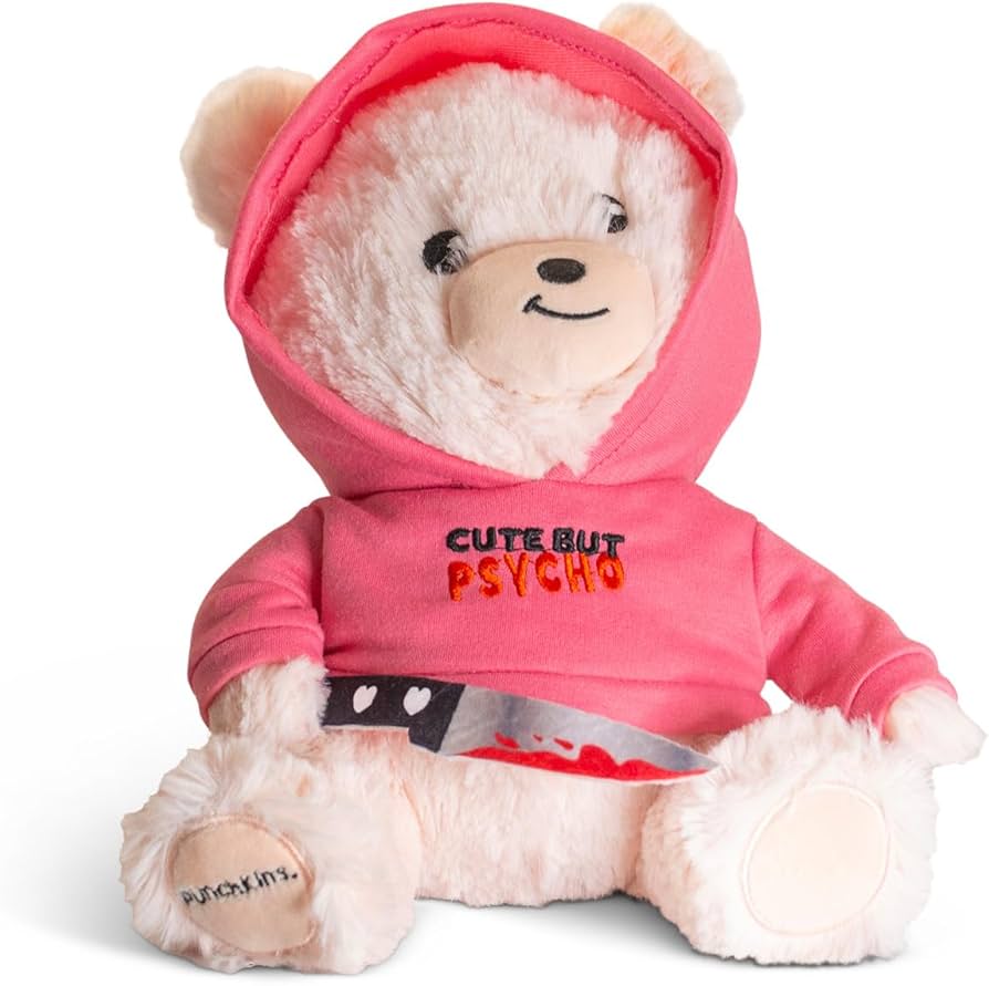 "Cute But Psycho" Plushie Bear