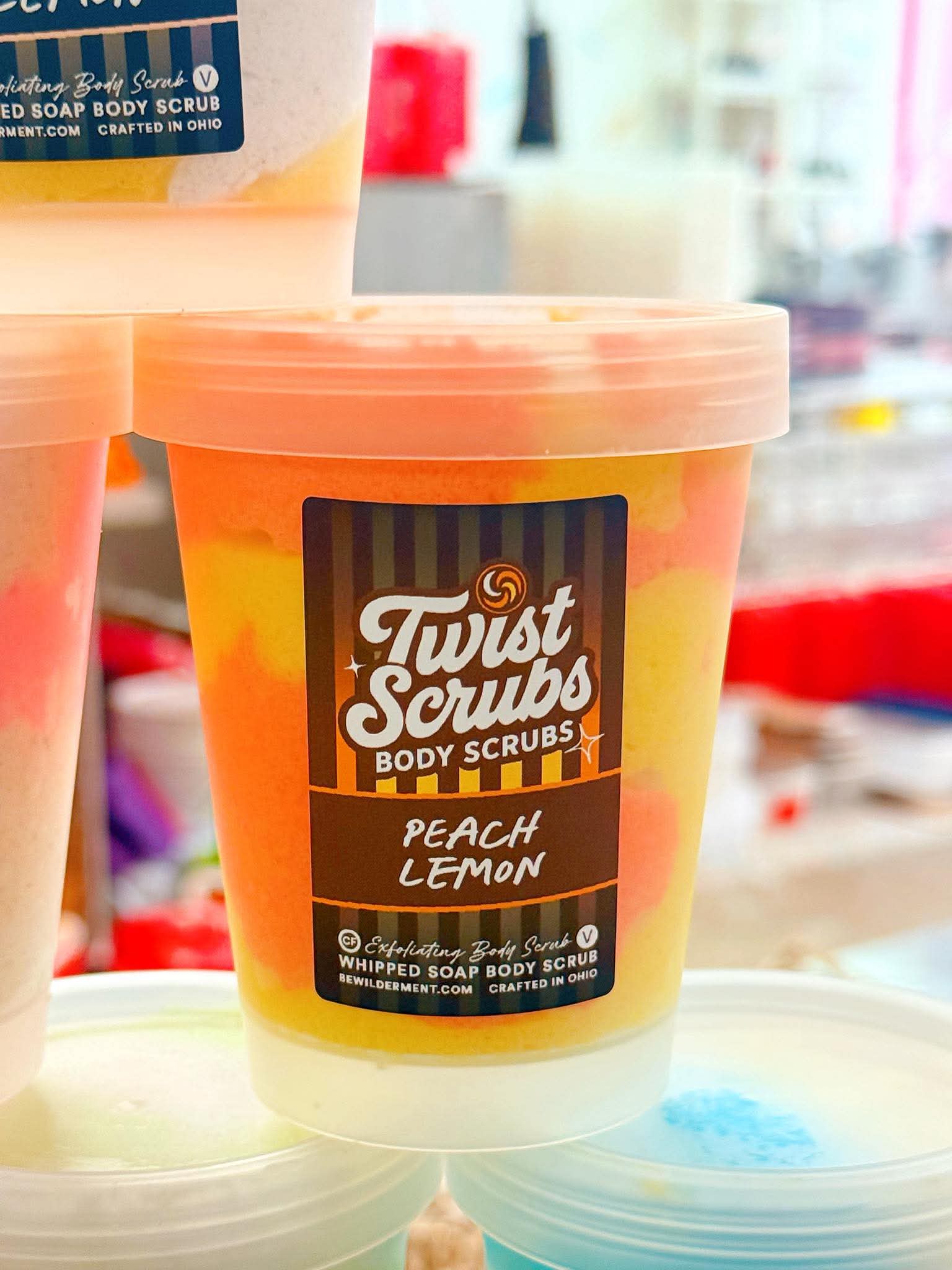 Peach + Lemon Twist Scrub