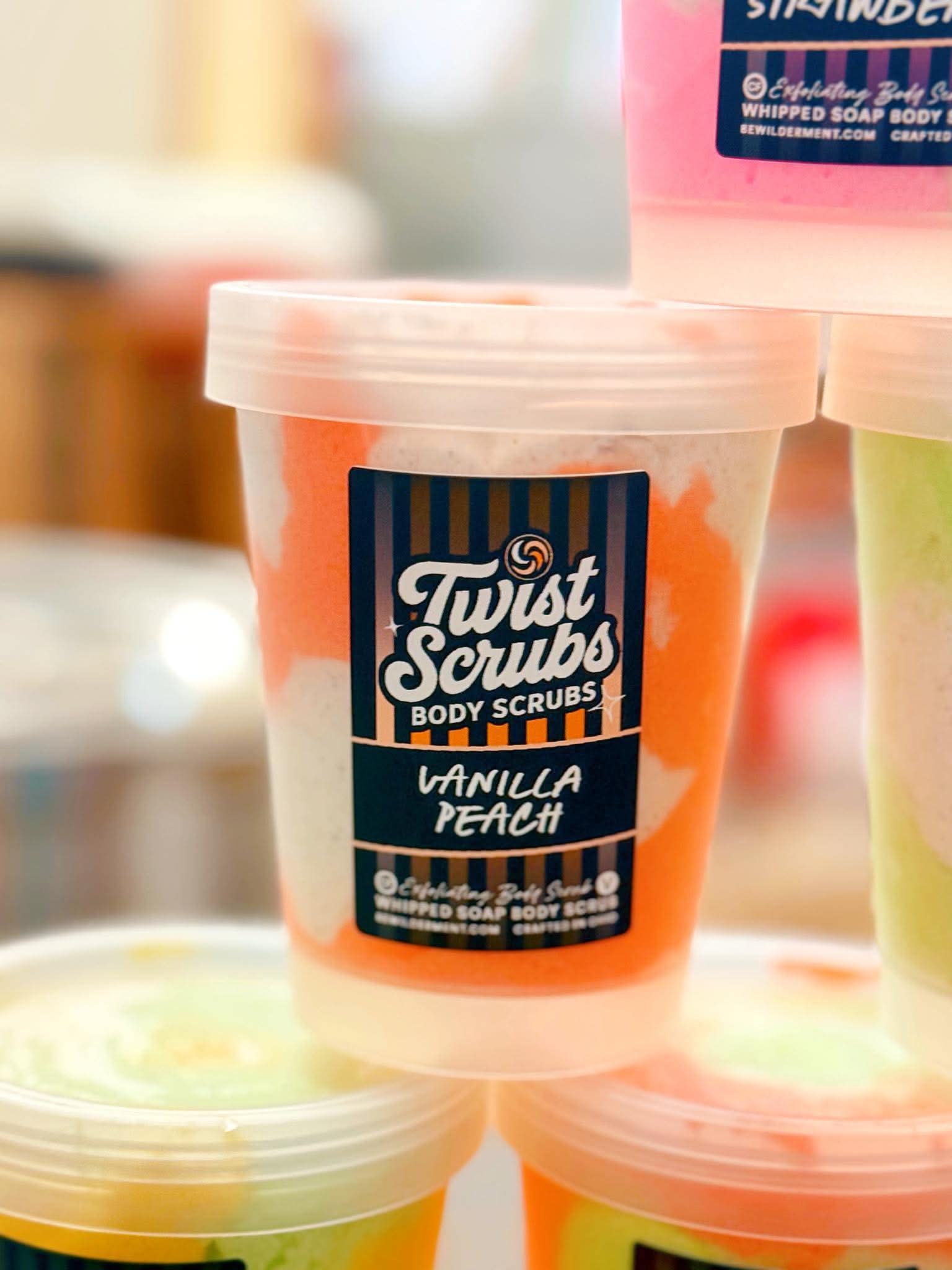 Vanilla + Peach Twist Scrub