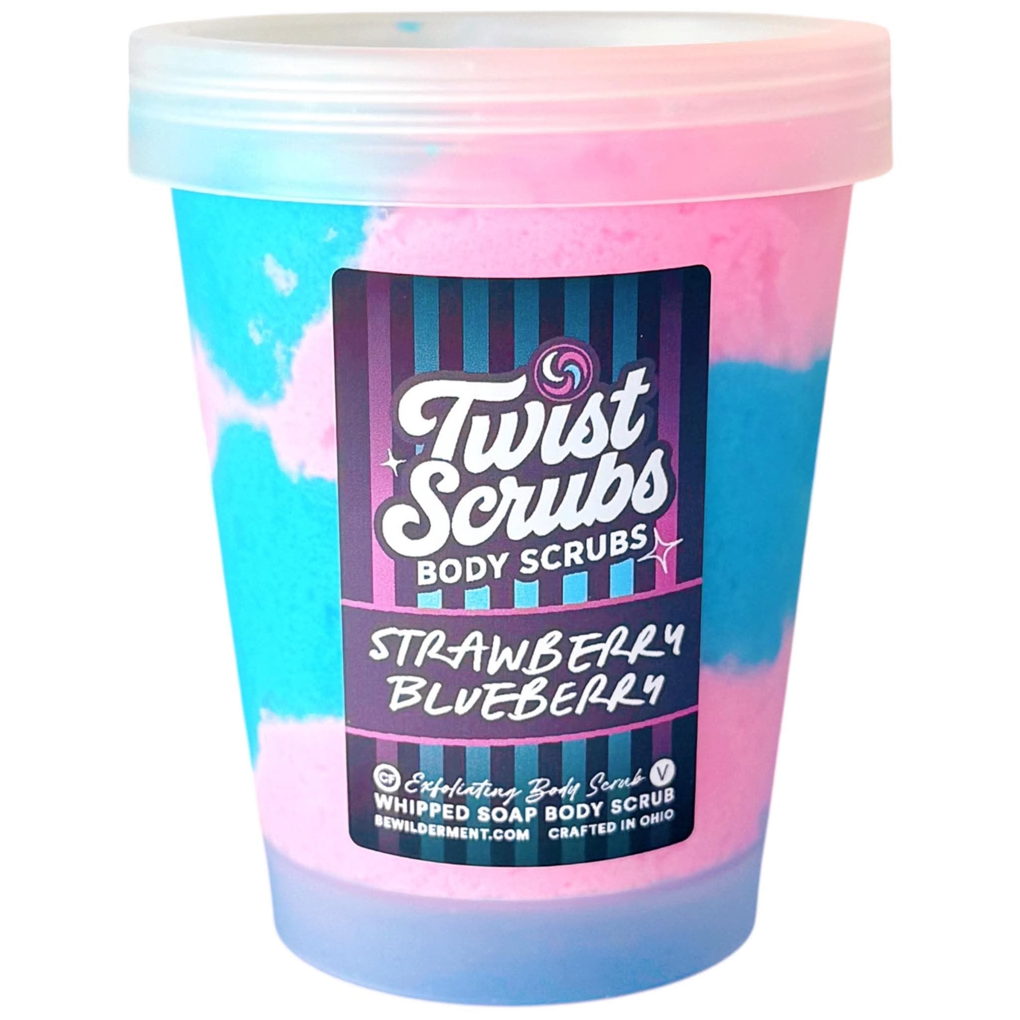 Strawberry + Blueberry Twist Scrub