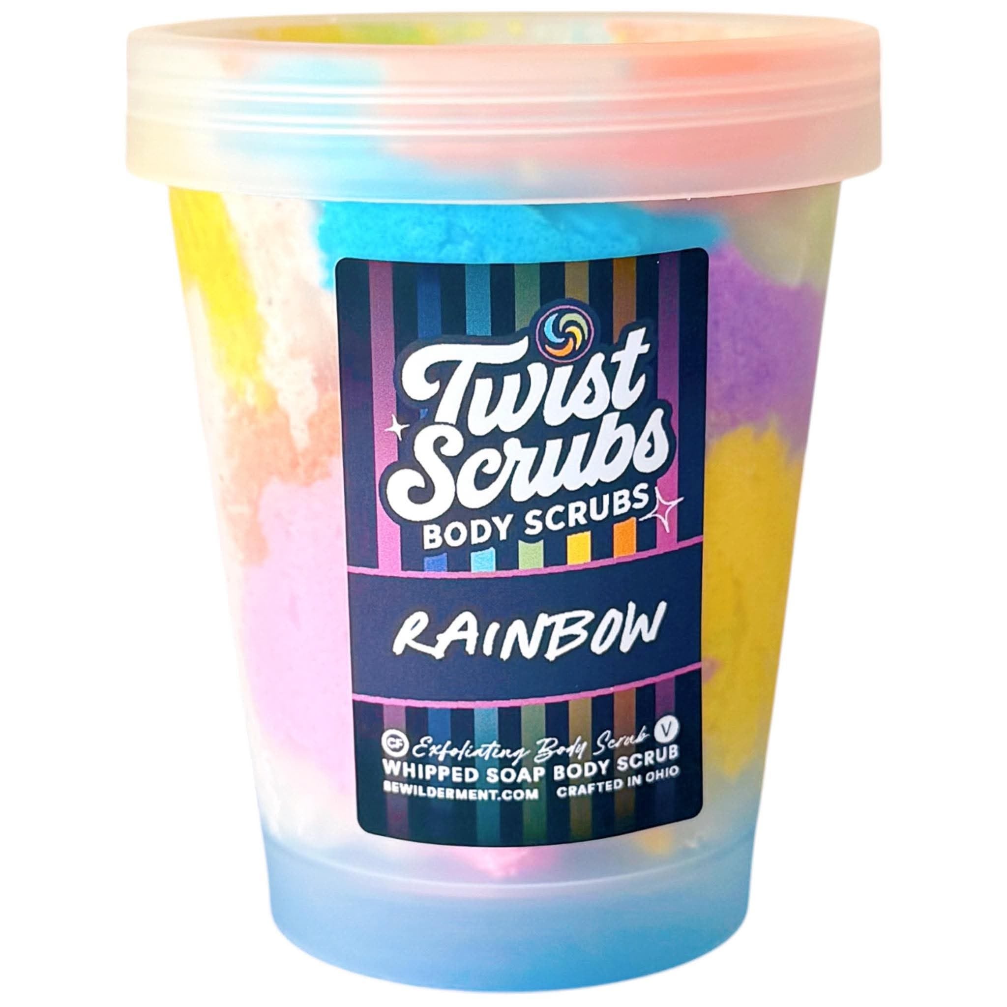 Rainbow Twist Scrub