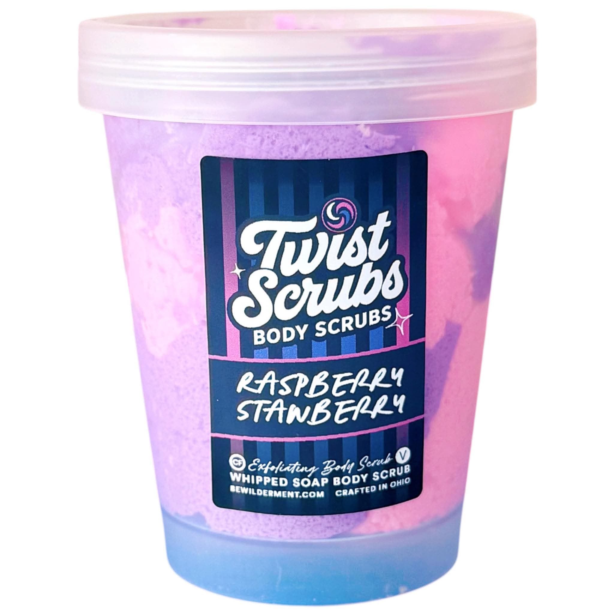 Raspberry + Strawberry Twist Scrub