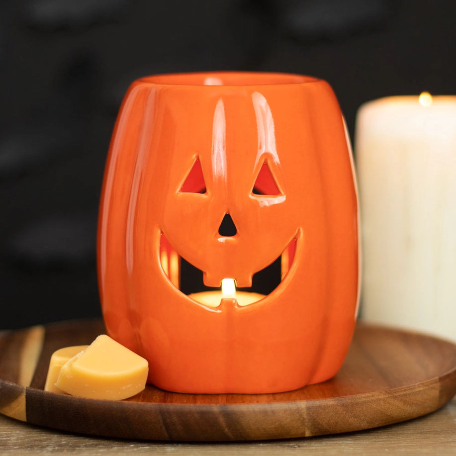 Jack-O'-Lantern Halloween Oil Burner and Wax Warmer