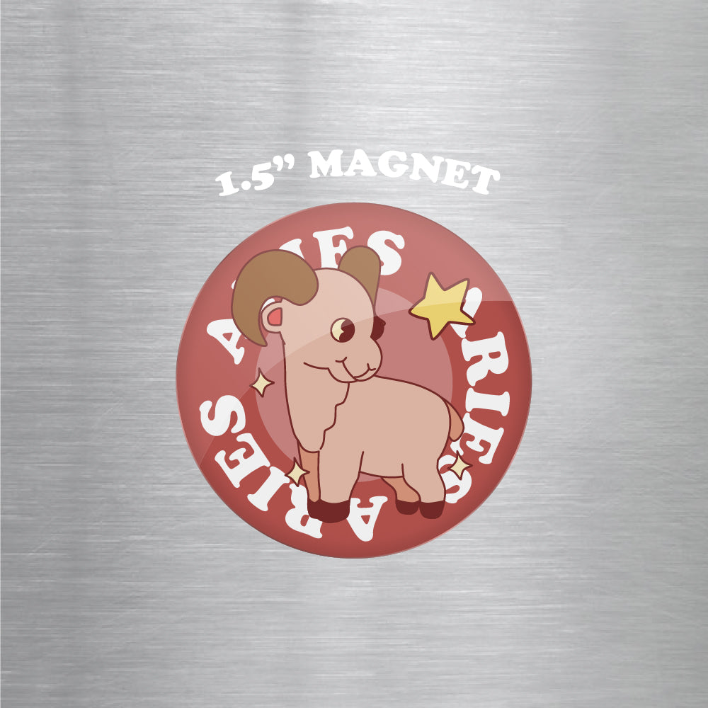 Aries Astrology 1.5" Magnet