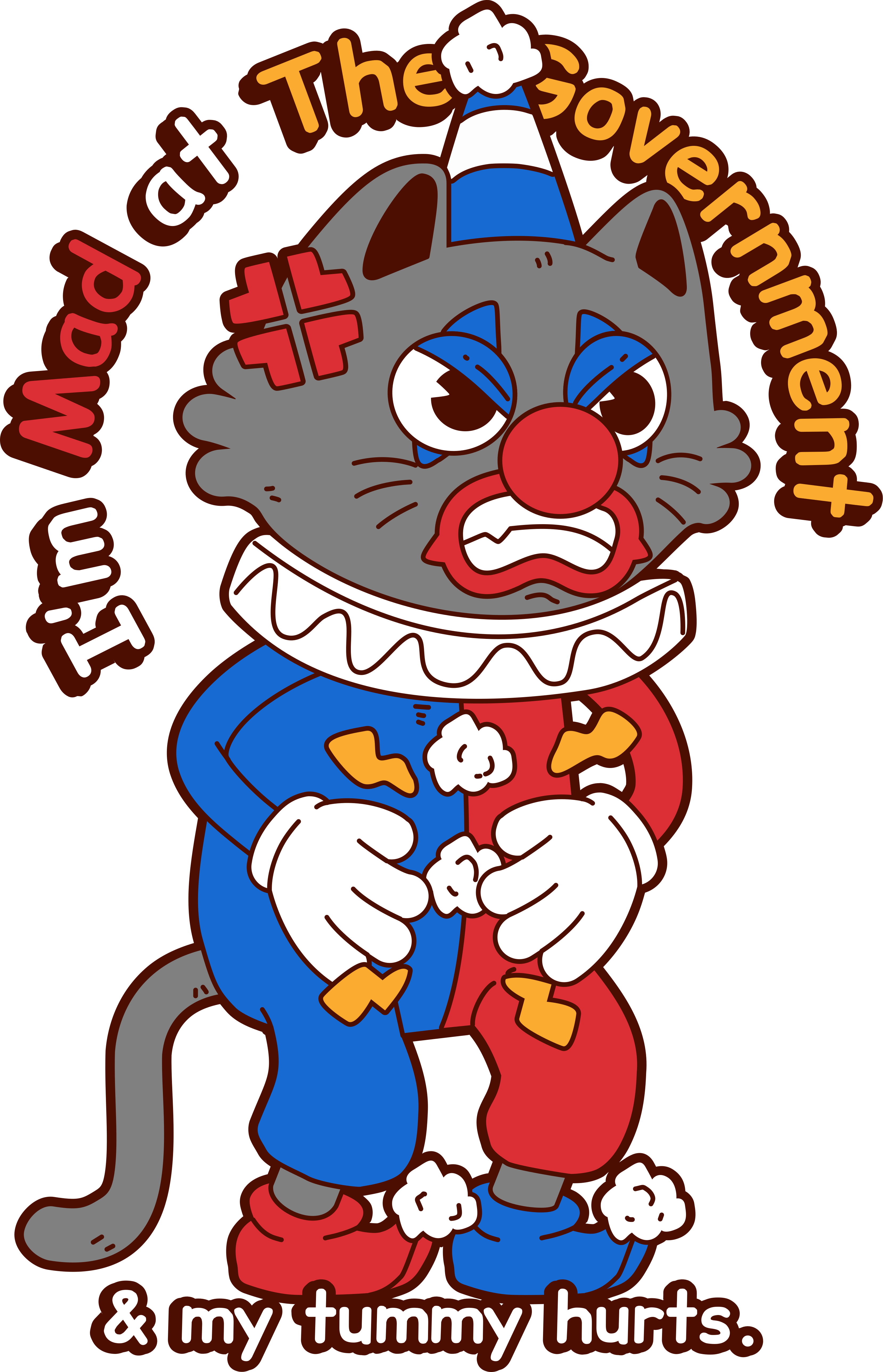 Mad at the Government Vinyl Sticker