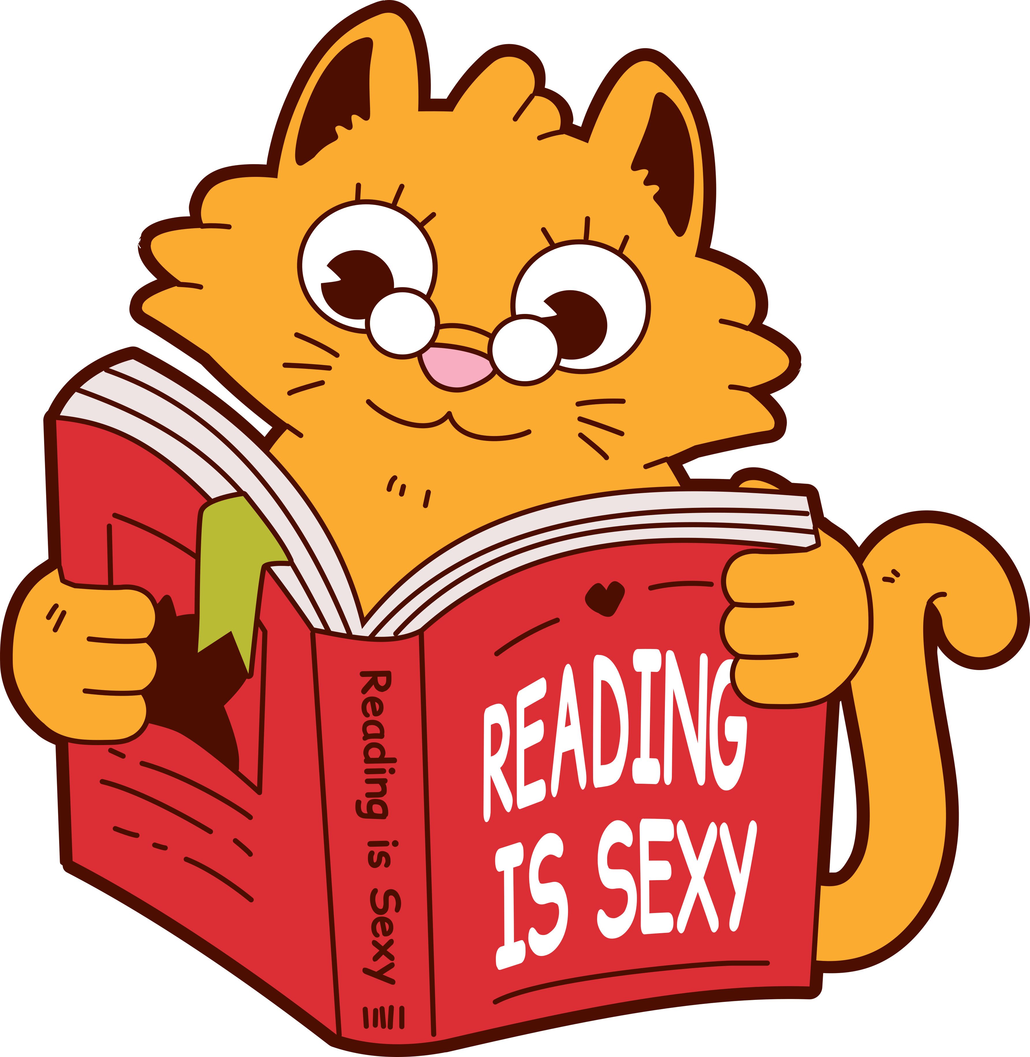 Reading is Sexy Vinyl Sticker