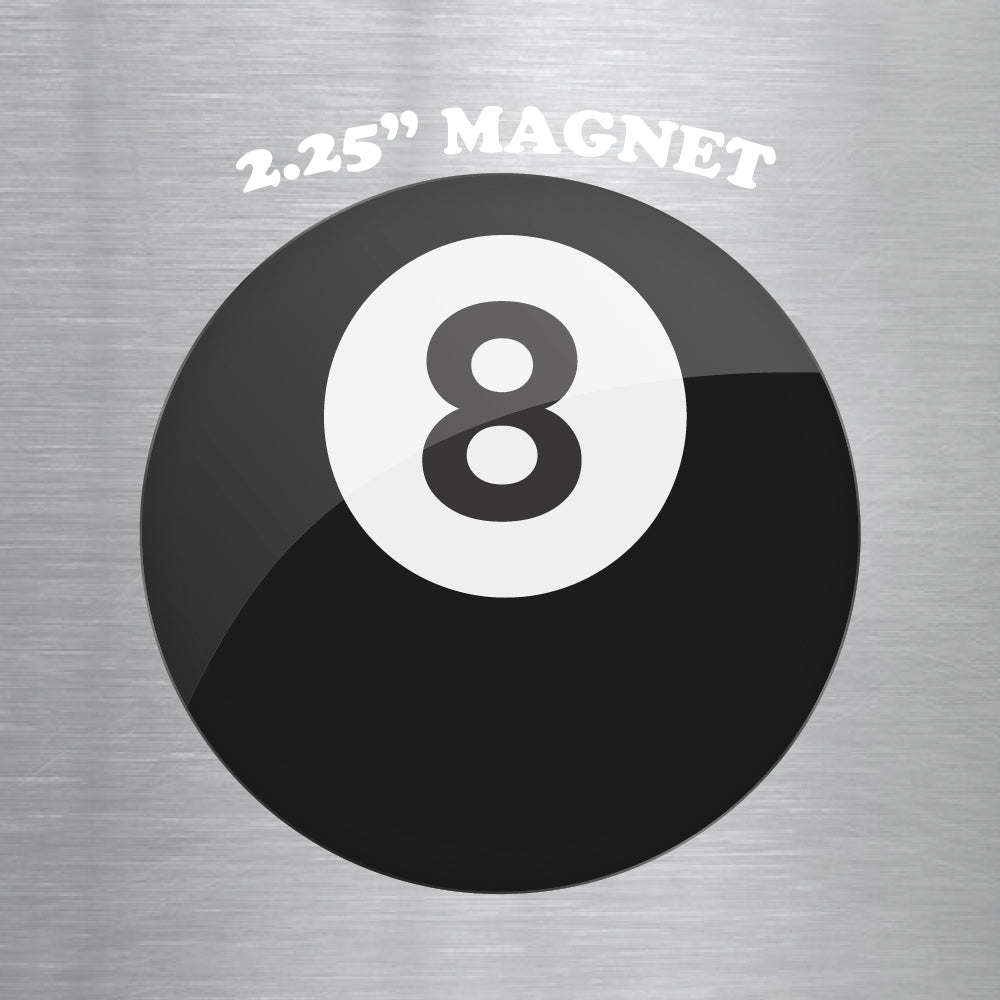 Eight Ball 2.25" Magnet