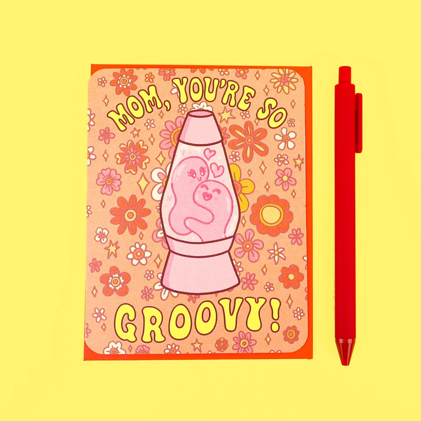Mom, You're So Groovy! - Greeting Card