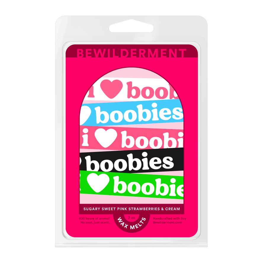 I Heart Boobies Wax Melts