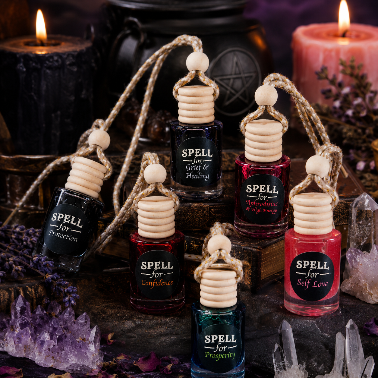Spell For Grief & Healing Car Freshie