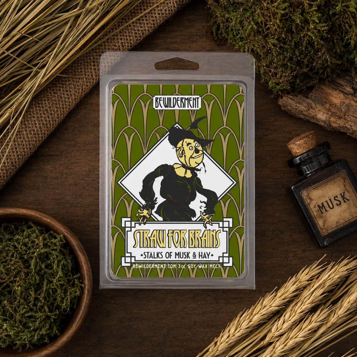 Straw for Brains Wax Melts