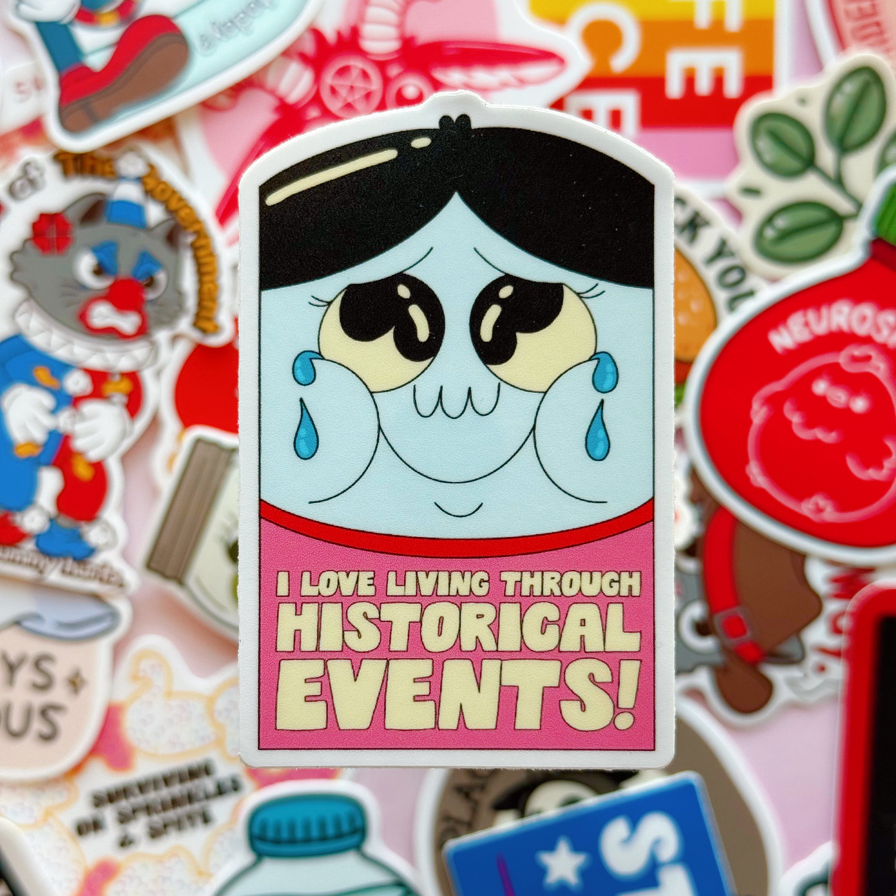 Historical Events! Vinyl Sticker