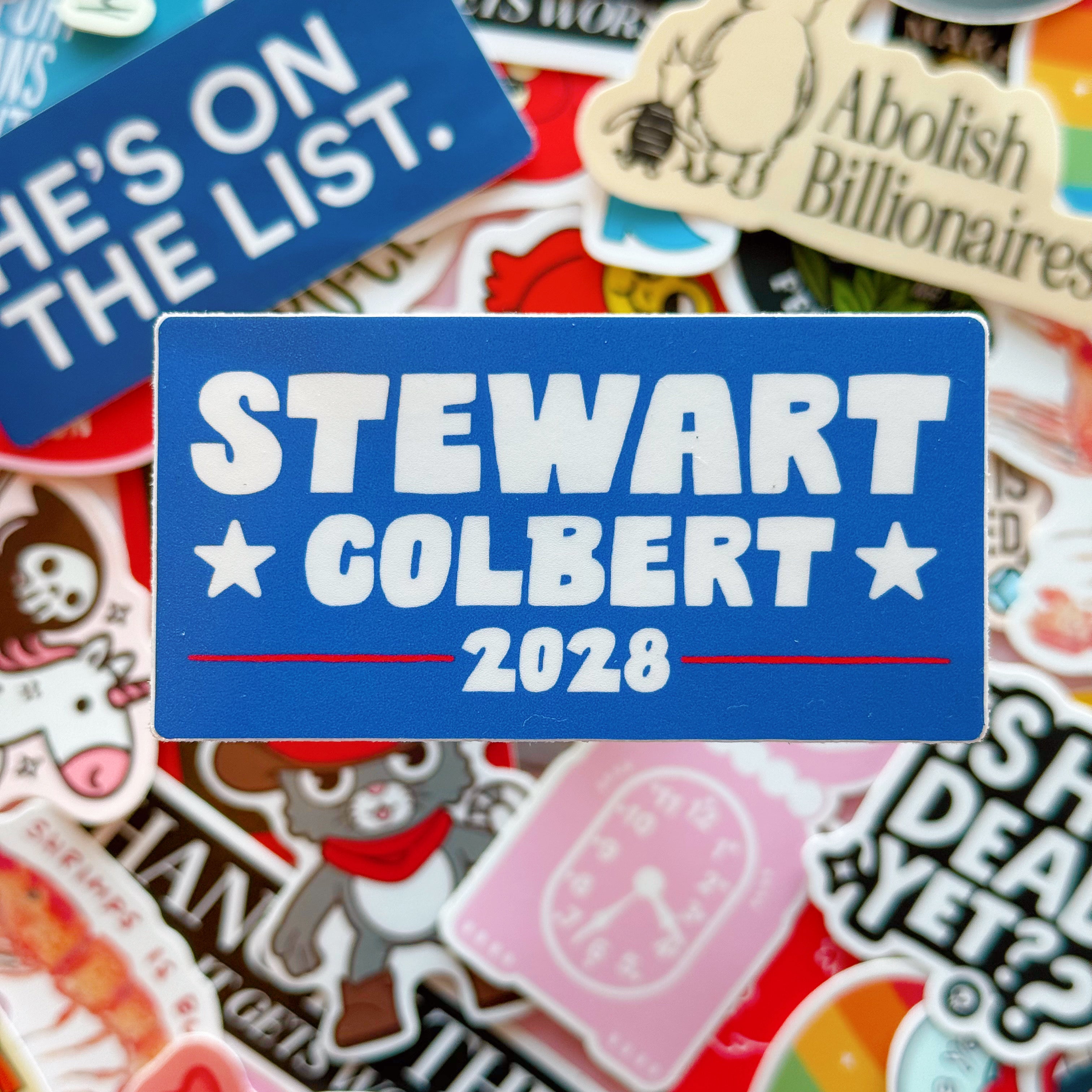 Stewart Colbert 2028 Vinyl Sticker