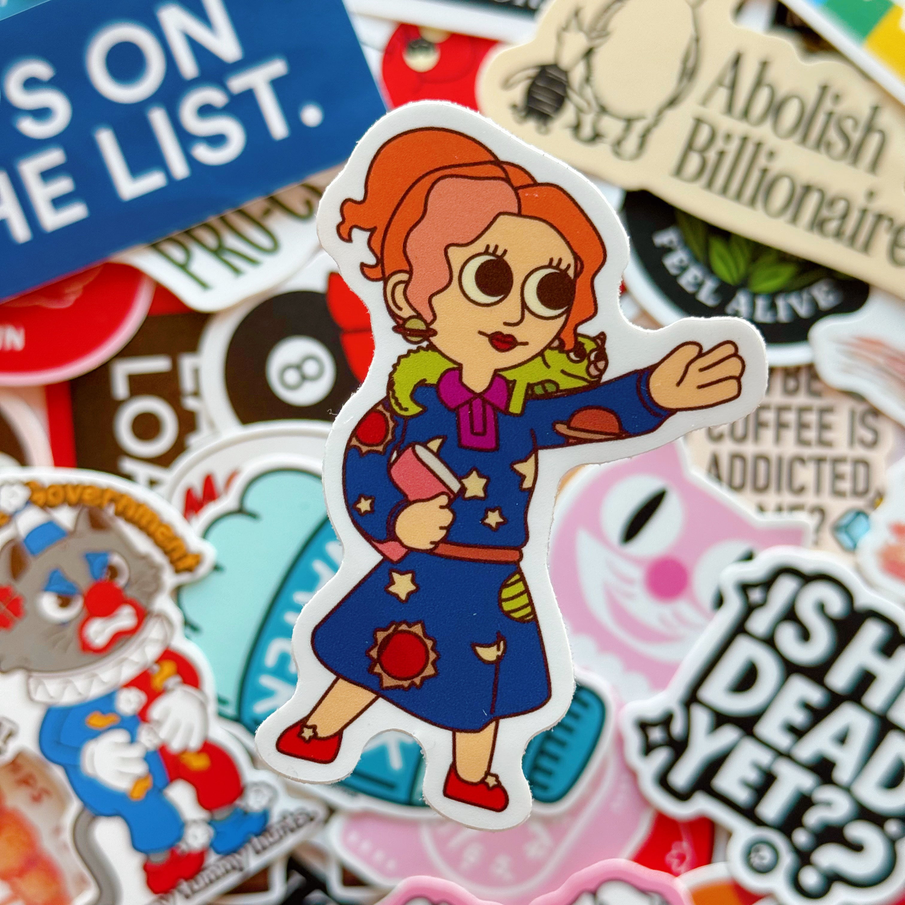 Frizzle Vinyl Sticker