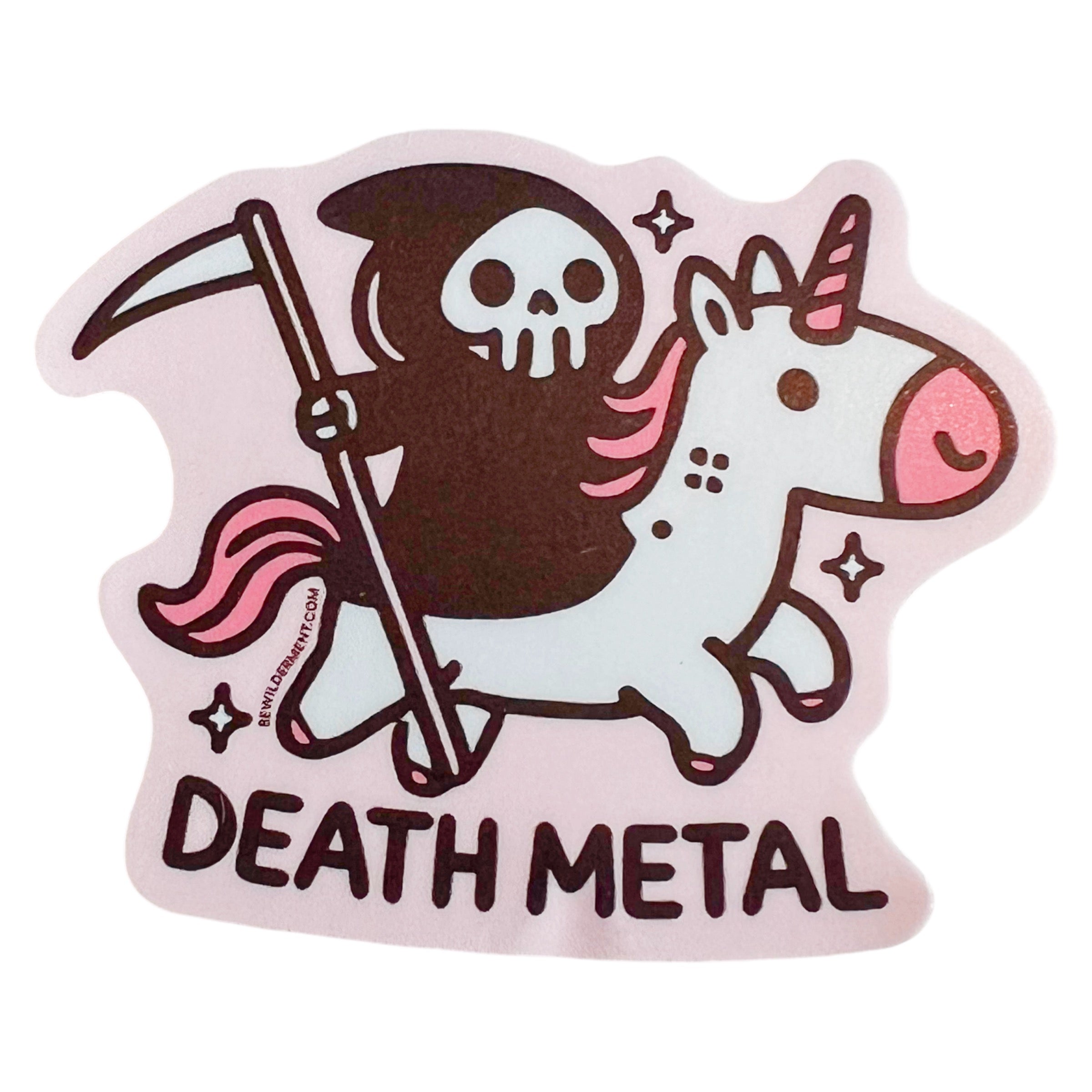Death Metal Vinyl Sticker