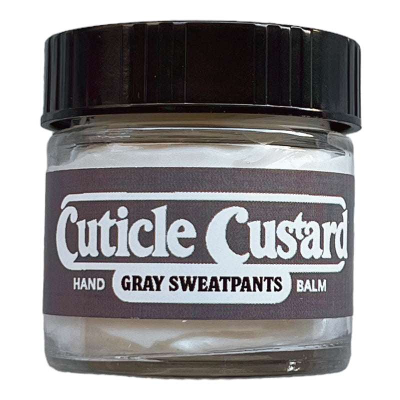 Gray Sweatpants Cuticle Custard
