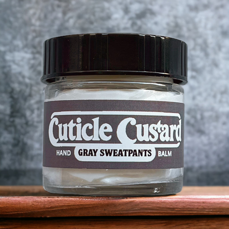 Gray Sweatpants Cuticle Custard