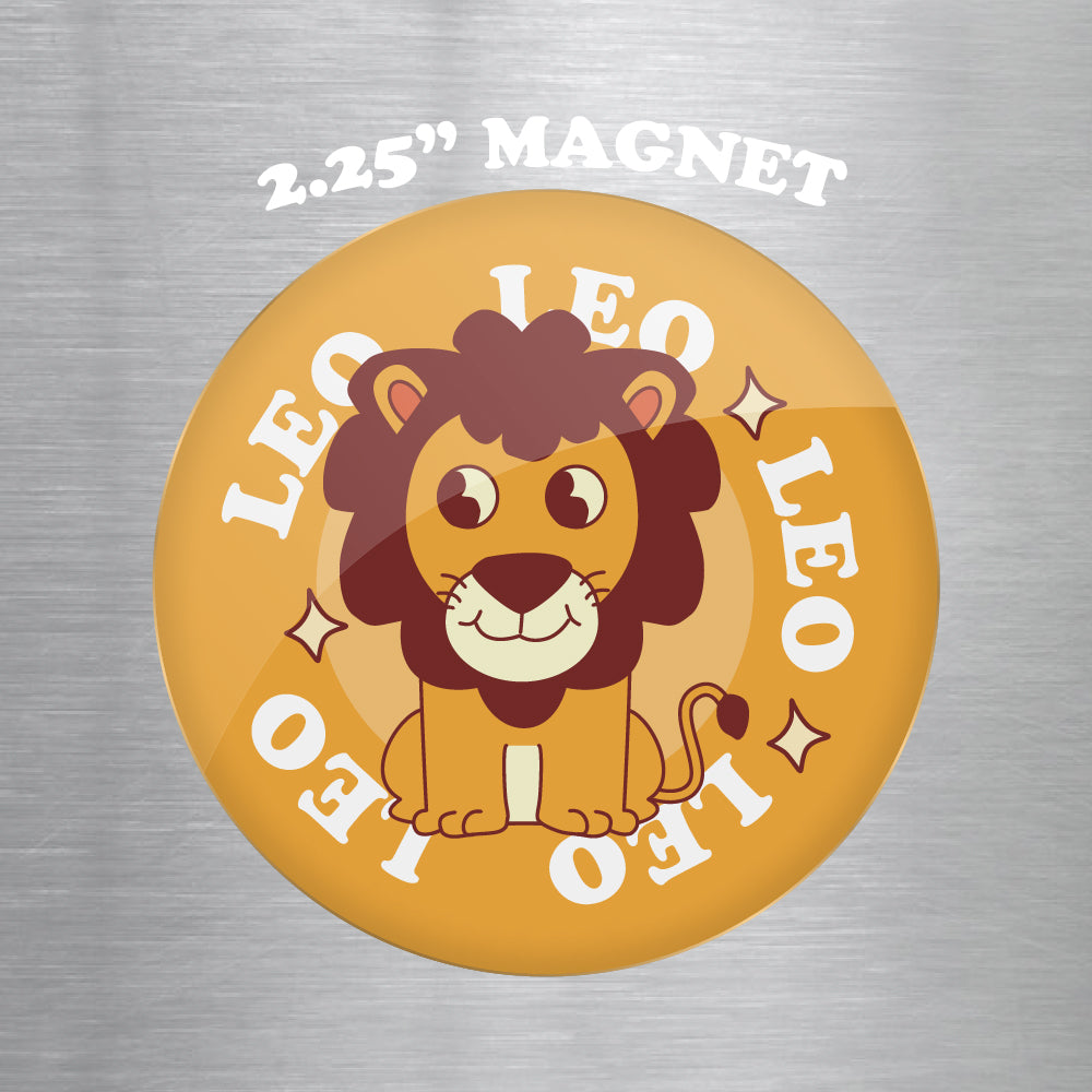 Leo Astrology 2.25" Magnet