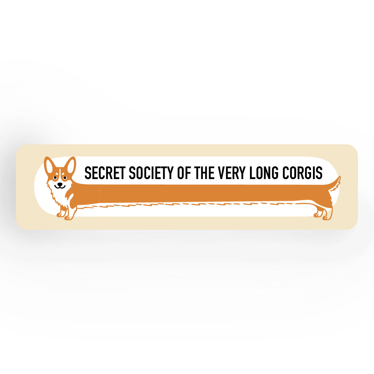 Secret Society of the Very Long Corgis Bookmark