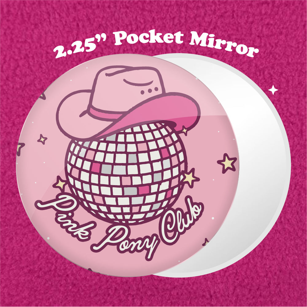 Pink Pony Club 2.25" Pocket Mirror