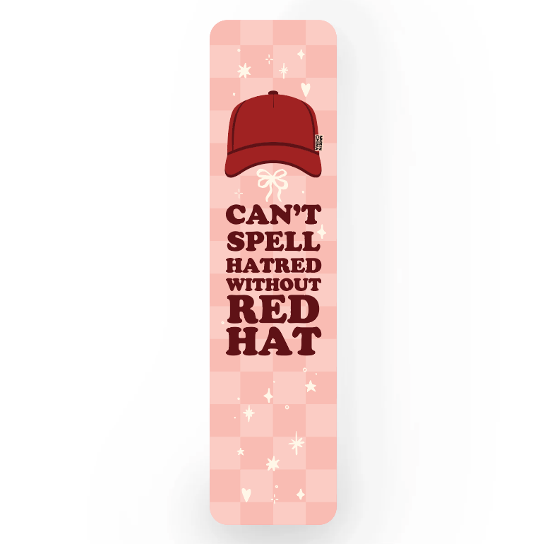 Can't Spell Hatred Without Red Hat Bookmark
