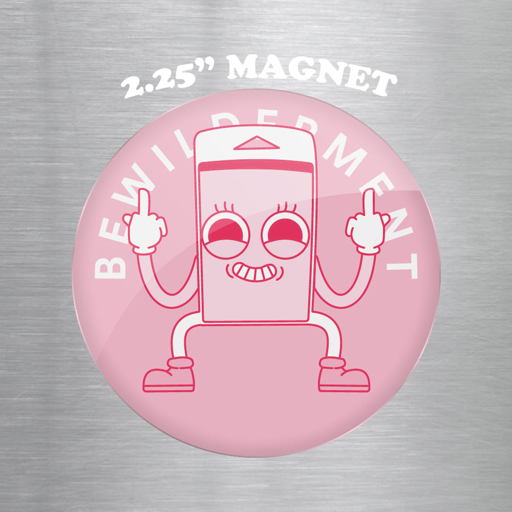 Flipping Off Wilder 2.25" Magnet