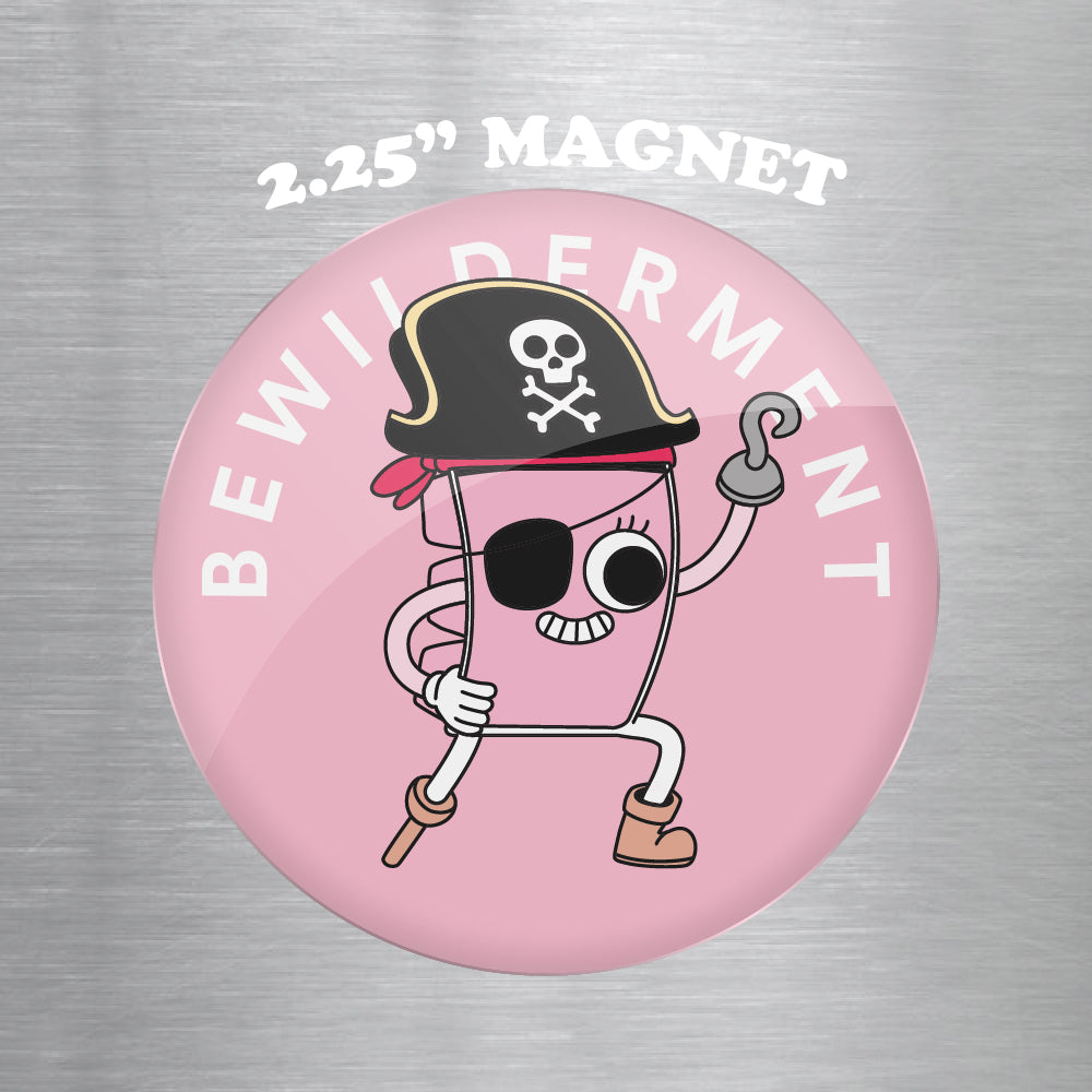Pirate Wilder 2.25" Magnet