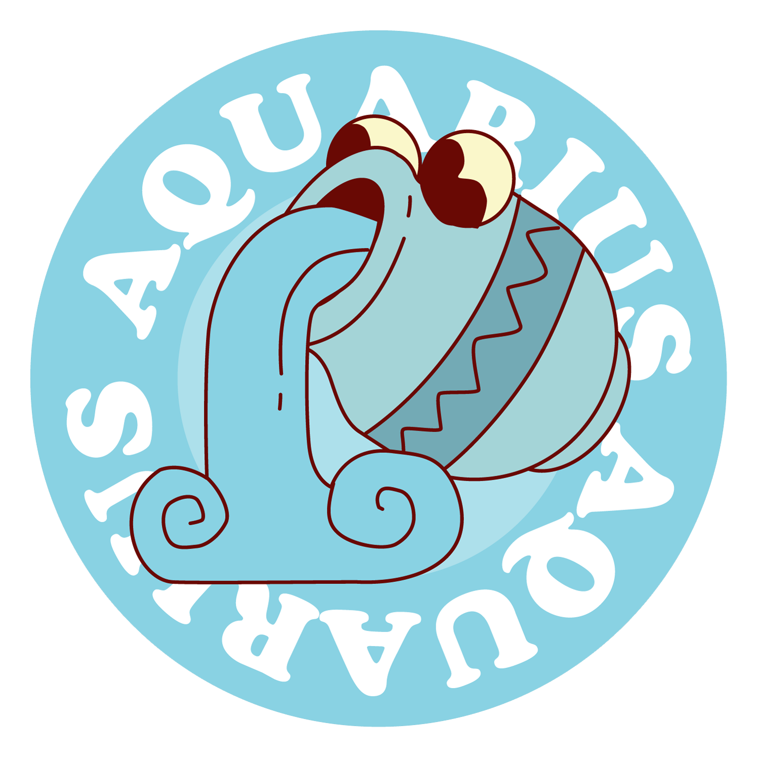 Aquarius Astrology Vinyl Sticker