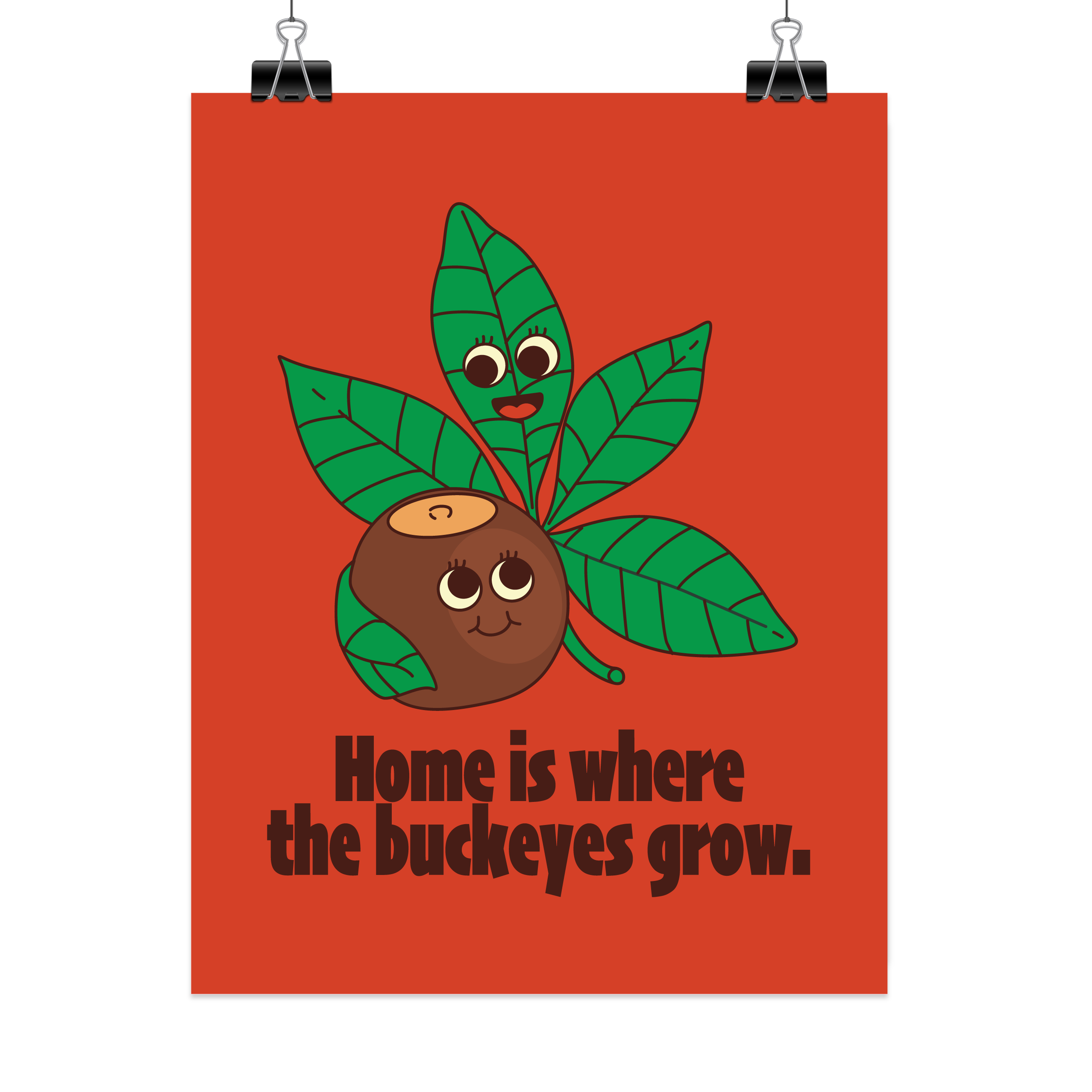 Ohio Buckeye - Art Print