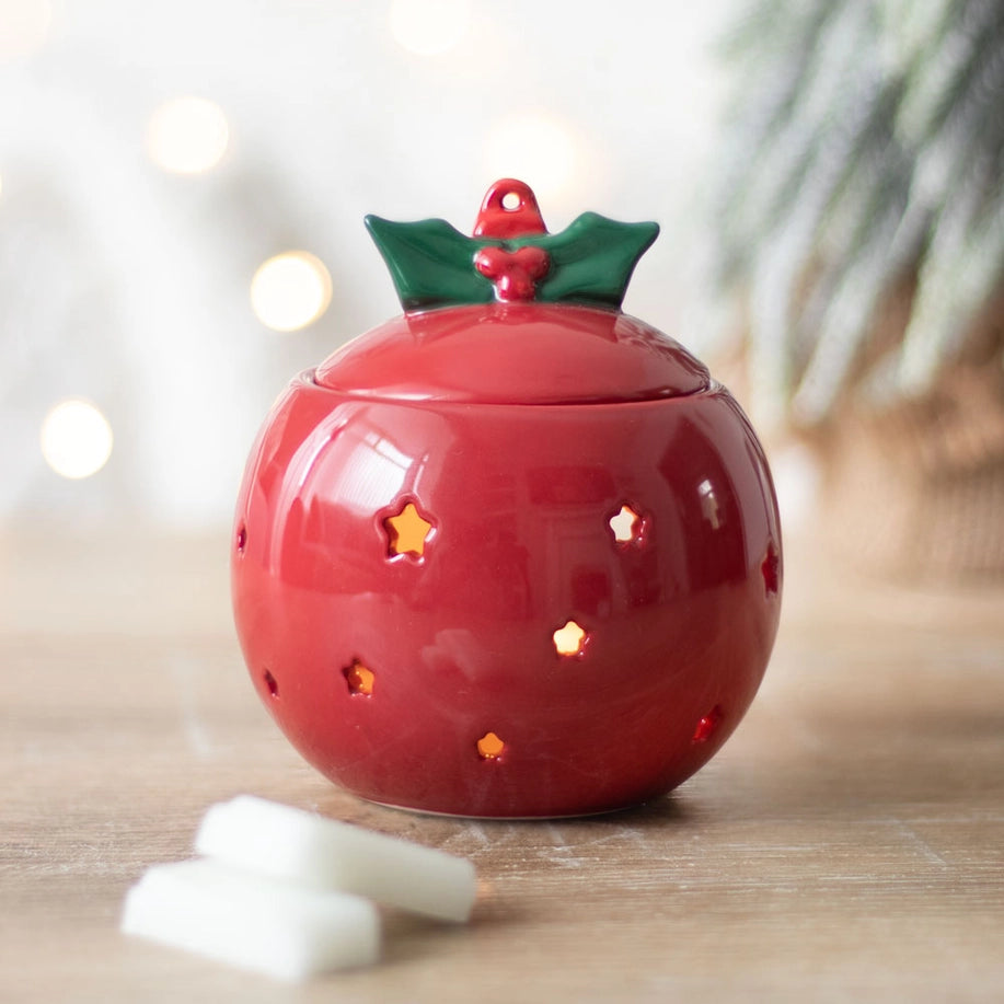 Red Bauble Wax Warmer