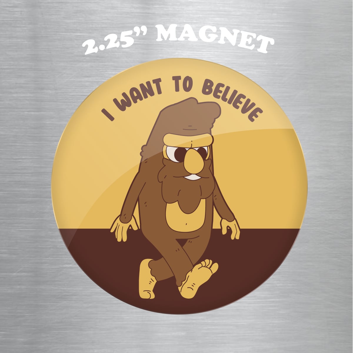 I Want to Believe Bigfoot 2.25" Magnet