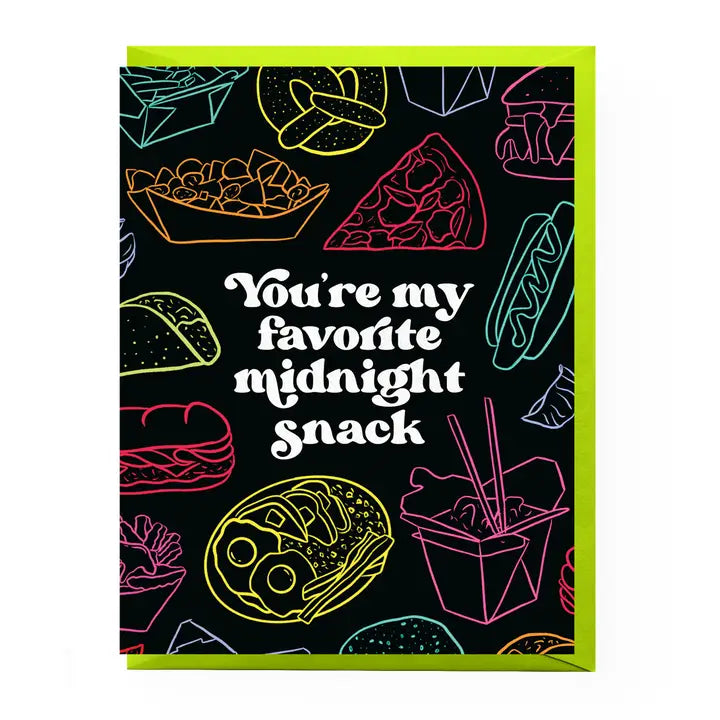 Midnight Snack Love - Greeting Card