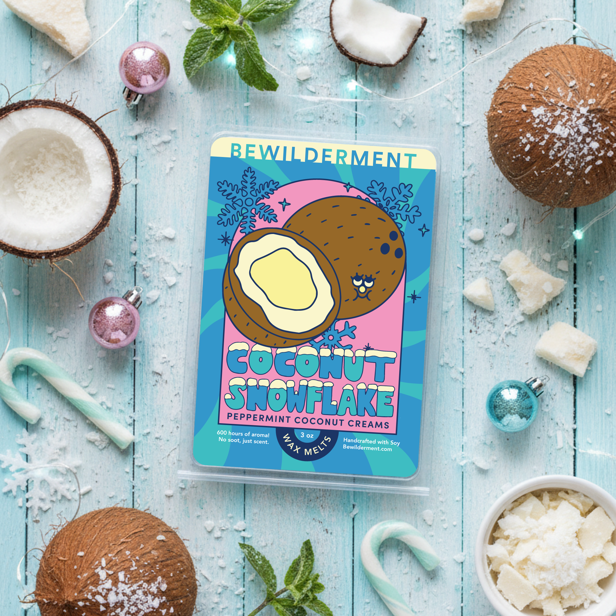 Coconut Snowflakes Wax Melts