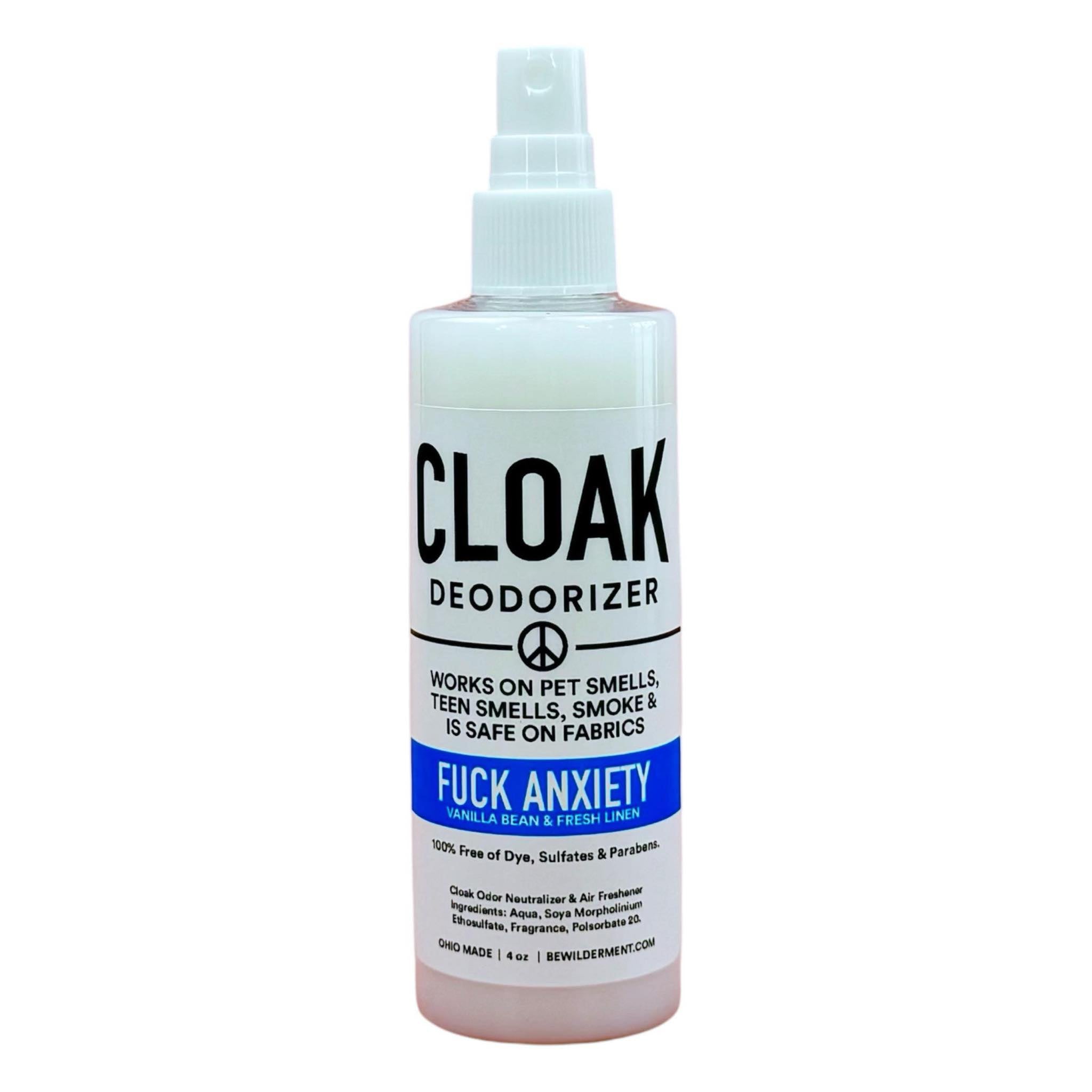F*ck Anxiety | Cloak Odor Eliminator