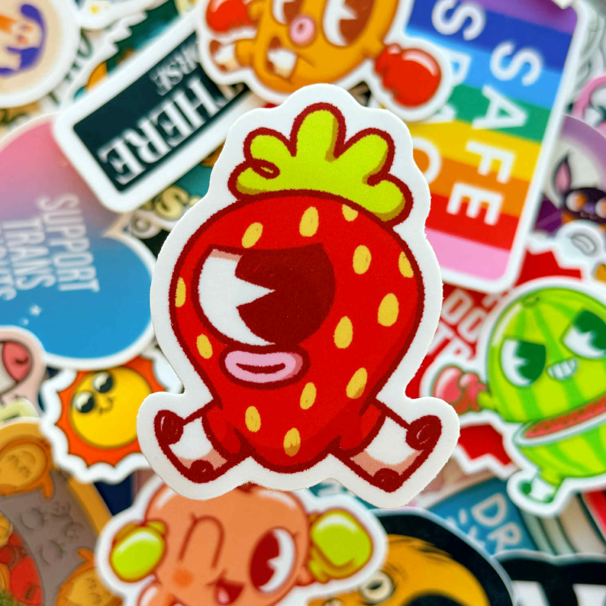 Brawler Berry Vinyl Sticker