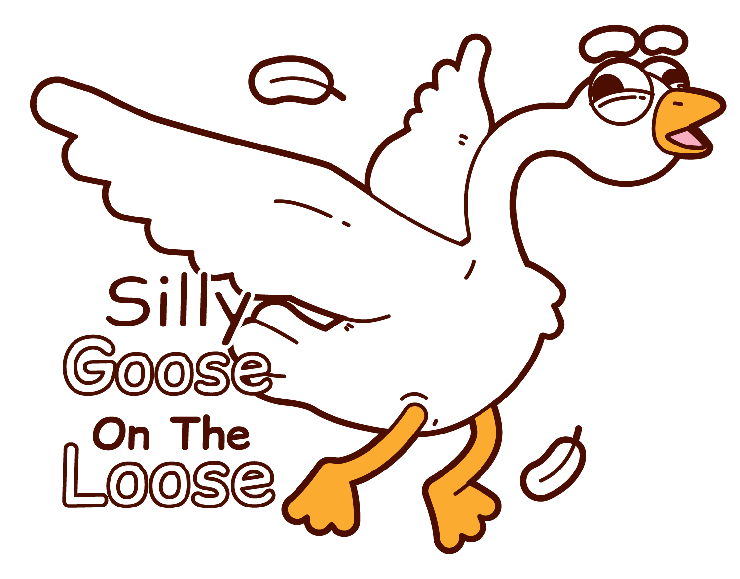 Silly Goose Vinyl Sticker