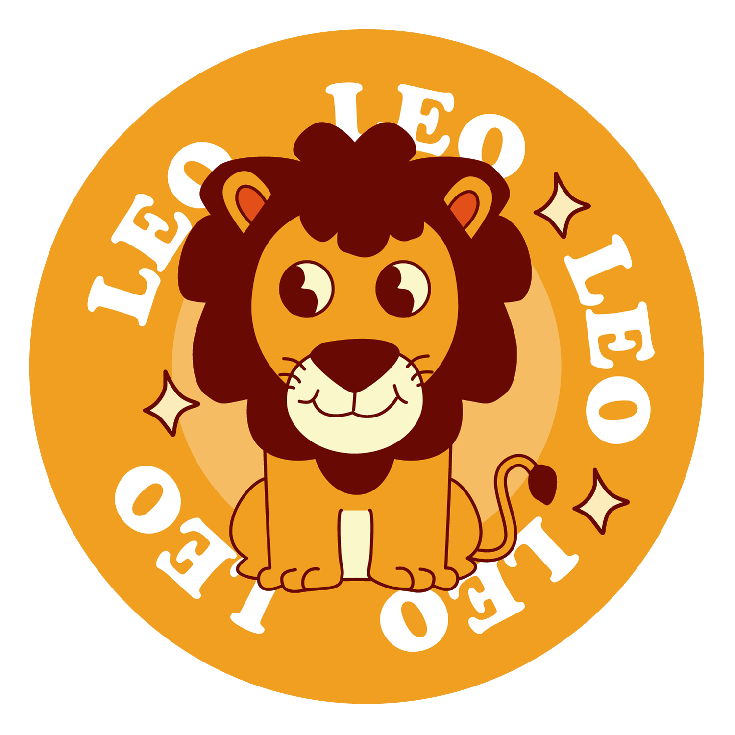 Leo Astrology Vinyl Sticker