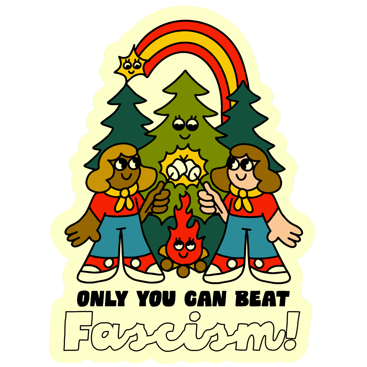 Only You Can Fight Vinyl Sticker