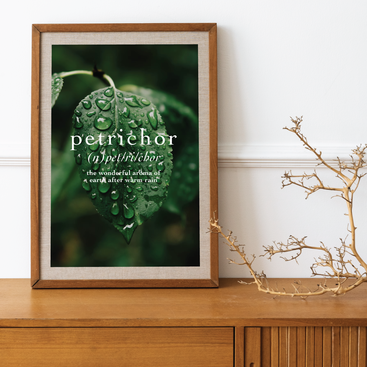 Petrichor - Large Art Print (8 x 10) Velvet Matte Type